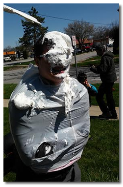 pie in the face